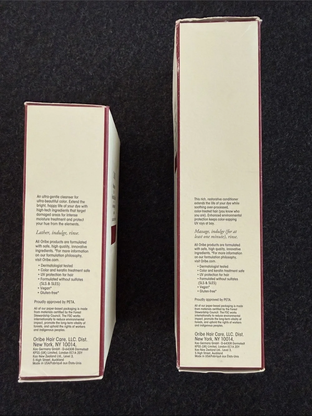 NWT Oribe Shampoo and Conditioner for Beautiful Color
